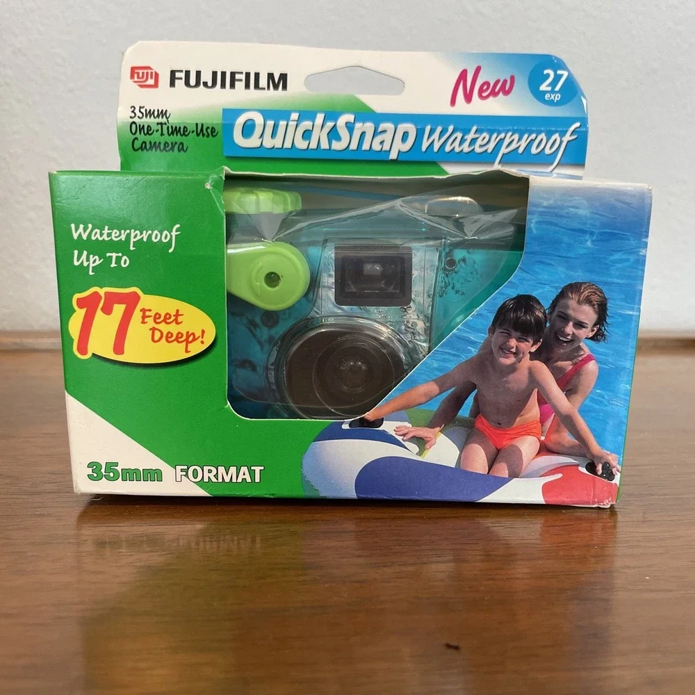 Vintage Fujifilm 35mm FILM -‎ QuickSnap Waterproof Single Use underwater